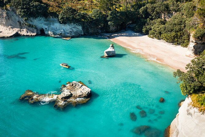 2 Hour Cathedral Cove and Volcanic Coast Cruise with Shade Canopy - Hahei and the islands beyond the beach