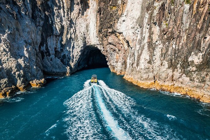 2 Hour Cathedral Cove and Volcanic Coast Cruise with Shade Canopy - Lonely Bay and Shakespeare Reserve from the water