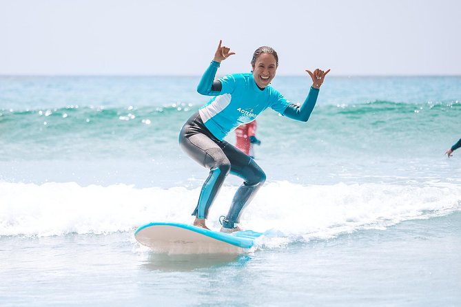 2 Hour Surf Lesson - Te Arai Beach - The pop-up is the moment everyone waits for