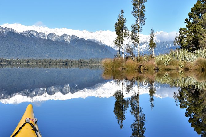 4-hour Lake Mapourika Kayak and Hike adventure, with Okarito Kiwi Sanctuary - A half-day in South Westland, split between lake and forest