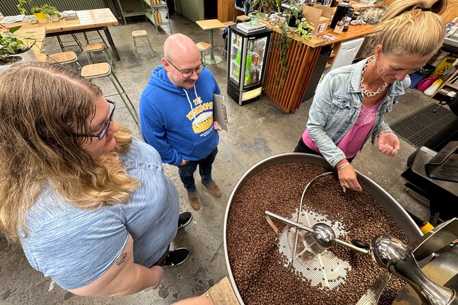 A Taste of Wellington: Wellington Foodie Delights Tour - Roasting coffee at The Roastery Kāpiti