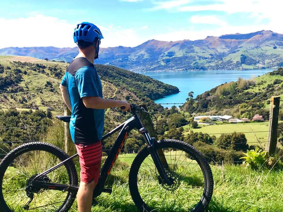 Akaroa: Guided Electric Mountain Bike Tour-Lava Loop - Bikes, equipment, and physical demands