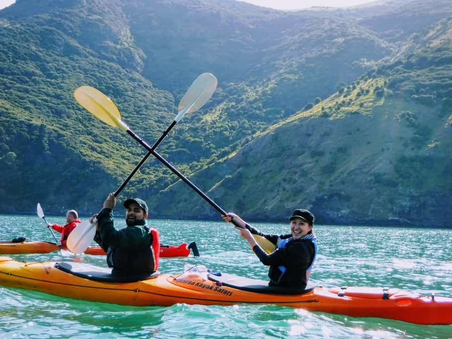 Akaroa: Guided Sunrise Sea Kayaking Tour - The guides add more than paddling instructions