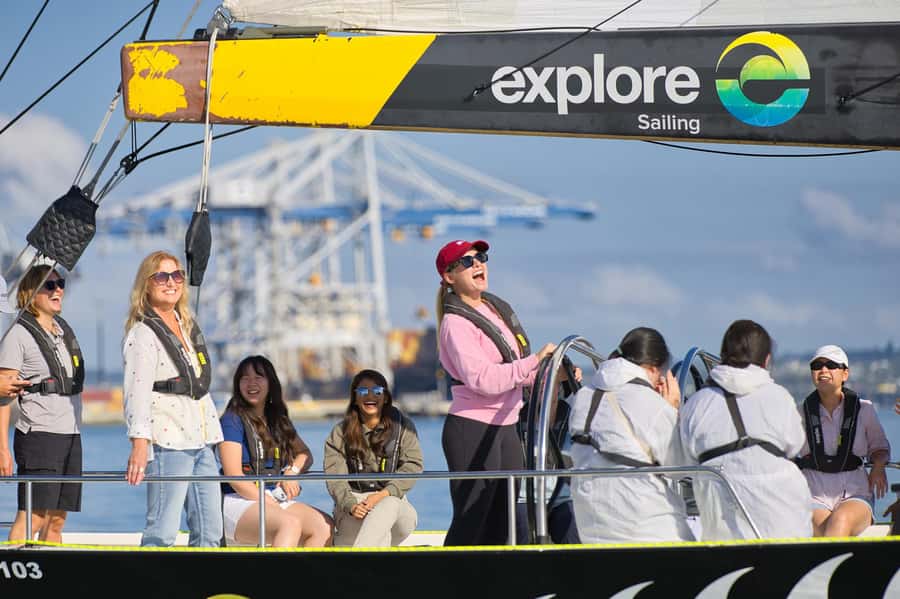 America’s Cup 2-Hour Sailing Experience Waitemata Harbour - What happens when the wind is light