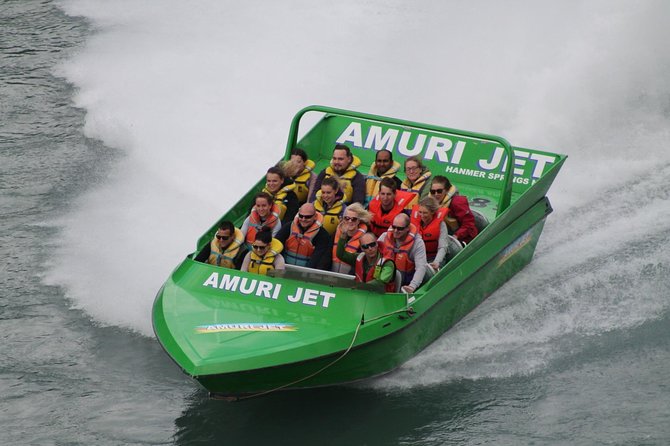 Amuri Adventure Jet Boating in Hanmer Springs - Canyon walls, rapids, and the Hamilton spin