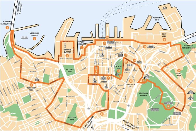 Auckland City Highlights Tour by Car or Van - The port, Britomart, and modern Auckland