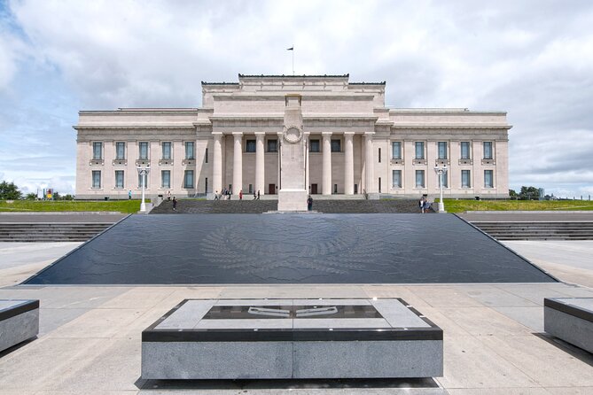 Auckland City & Native Forest Experience - Fully Guided Day Tour - Auckland Museum and the volcanic view from Mt Eden