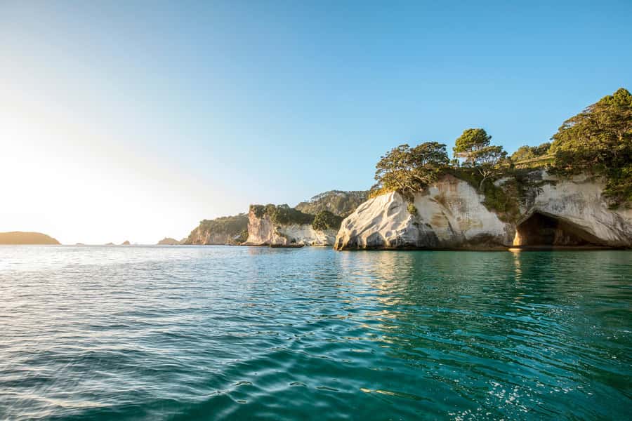 Auckland: Coromandel Driving Creek & Cathedral Cove Day Tour - Whitianga: a two-hour pause for lunch