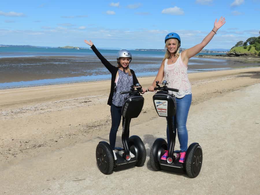 Auckland: Devonport Village Segway Tour - Learning to ride before leaving the wharf