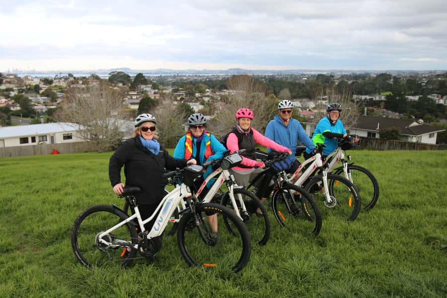 Auckland Half-Day Ebike Tour Excursion - Meola Reserve, beaches, and the Te Atatu Peninsula