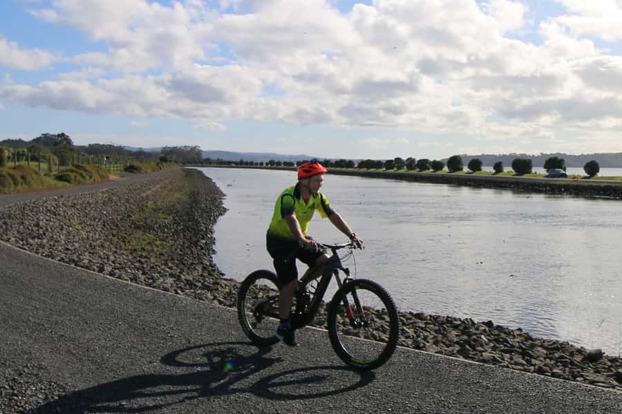 Auckland Half-Day Ebike Tour Excursion - The Avondale cafe break at about 10:00 a.m.