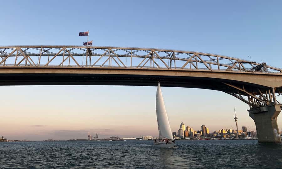 Auckland: Harbour Sailing Cruise with 3-Course Dinner - Setting sail across Waitematā Harbour