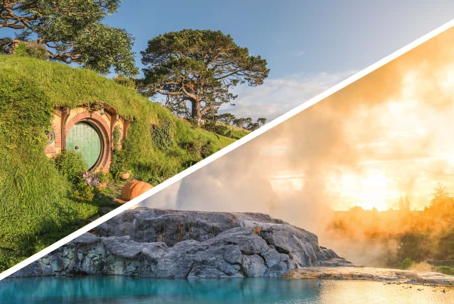 Auckland: Hobbiton and Rotorua Day Tour including Te Puia - Arriving at Shire’s Rest and the Alexander sheep farm