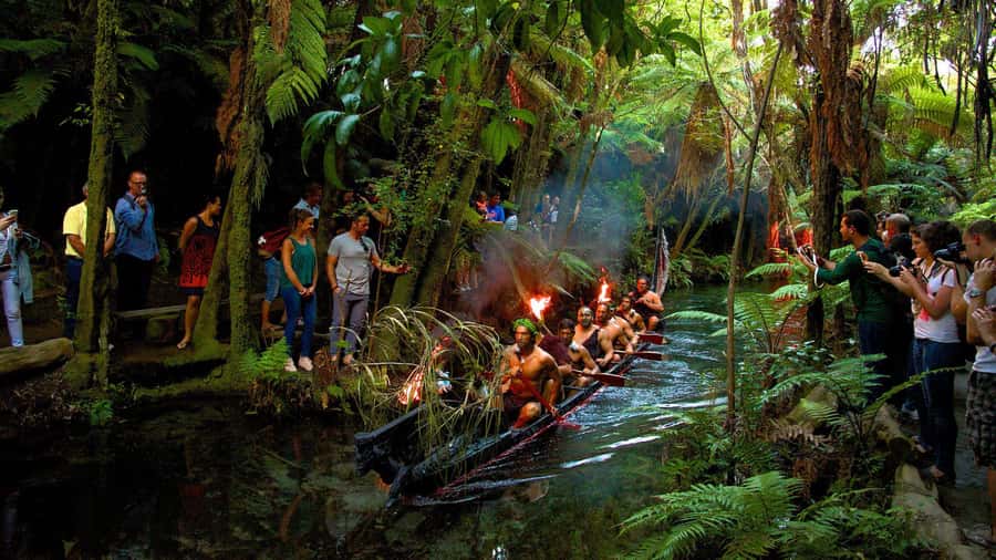 Auckland: Rotorua Tour with Mitai Māori Village & Wai-O-Tapu - Wai-O-Tapu: 75 minutes among volcanic color