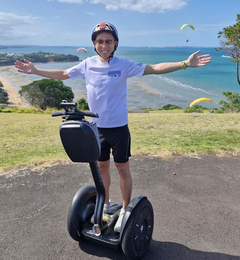 Auckland: Segway to North Head Volcano Summit - Riding past Devonport’s waterfront homes