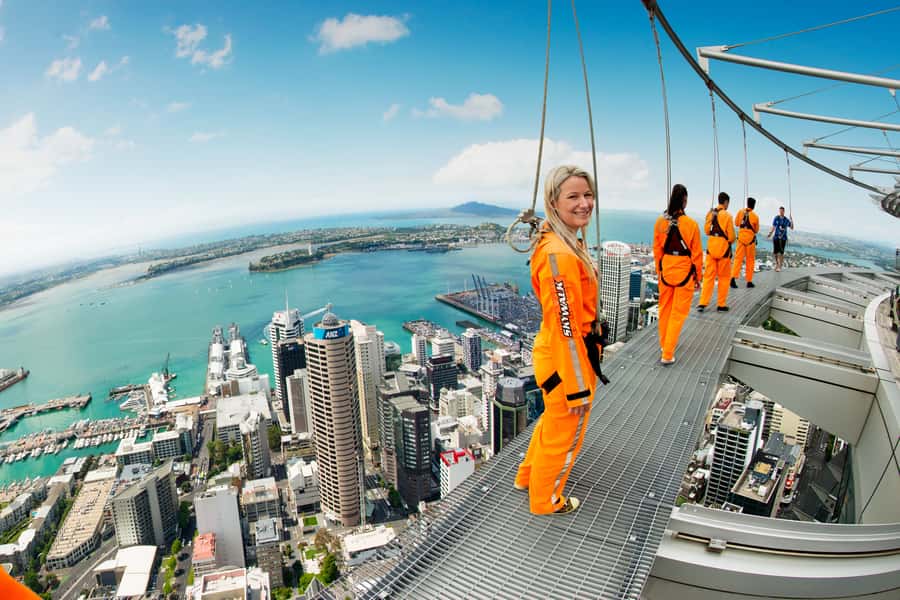 Auckland: Sky Tower SkyWalk - 192m High Edge Walk - Starting beneath Auckland’s Sky Tower