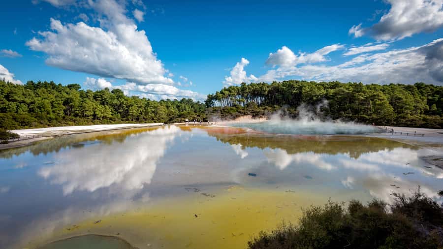 Auckland: Wai-O-Tapu, Maori Haka & Hot Springs Rotorua Tour - A Māori haka at Whakarewarewa