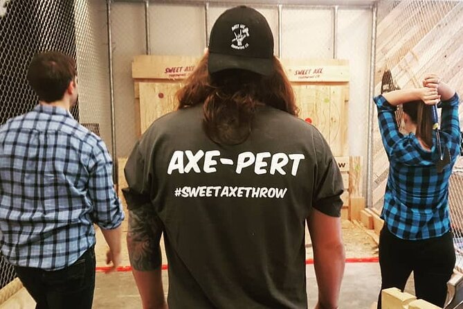 Axe Throwing Lesson and Tournament - The first lesson: learning to throw safely