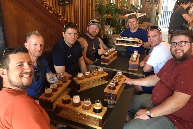 Axe Throwing Lesson and Tournament - The games bar after the axes