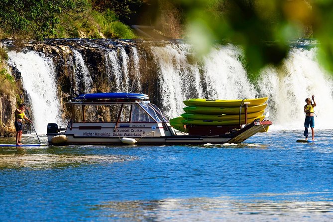 Bay of Islands Waterfall Explorer Kayaking Tour - Reaching the base of Haruru Falls