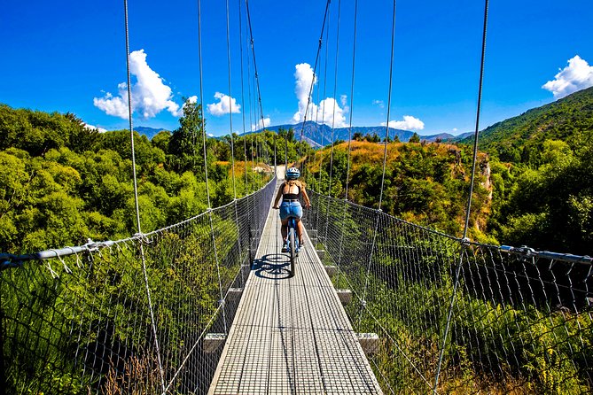 Bike & Wine Tour: Arrowtown to Valley of the Vines - The river trails, bridges, and mountain views