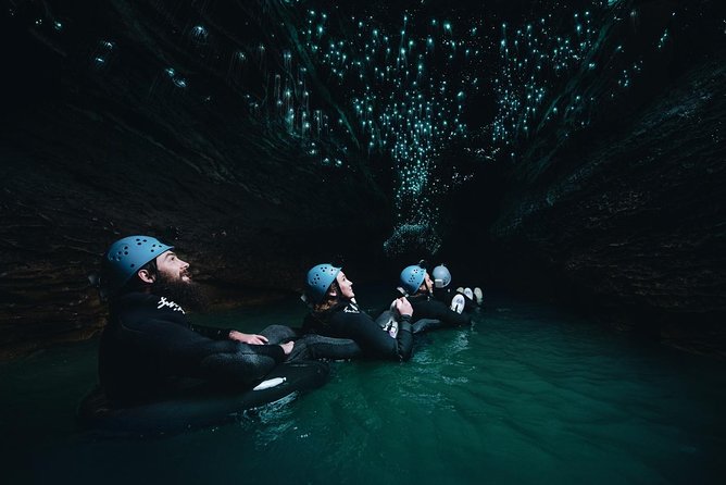 Black Water Rafting Experience Waitomo Caves Tour - Getting into the gear and the water