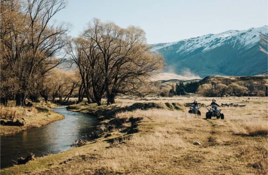 Cardrona Valley: Mountain Quad Bike Experience - Scenic stops, lakes, snow, and farm country