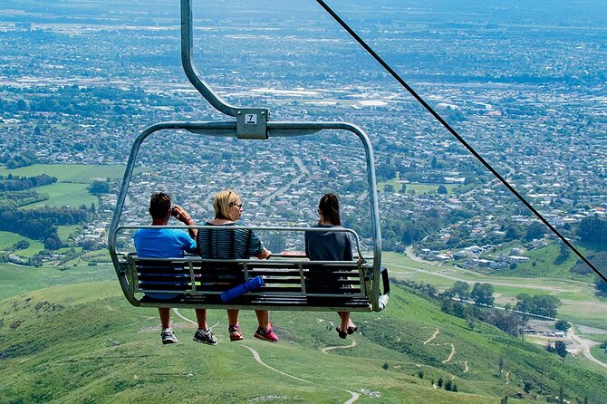 Chairlift Sightseeing Pass at the Christchurch Adventure Park - Sharing the park with mountain bikers
