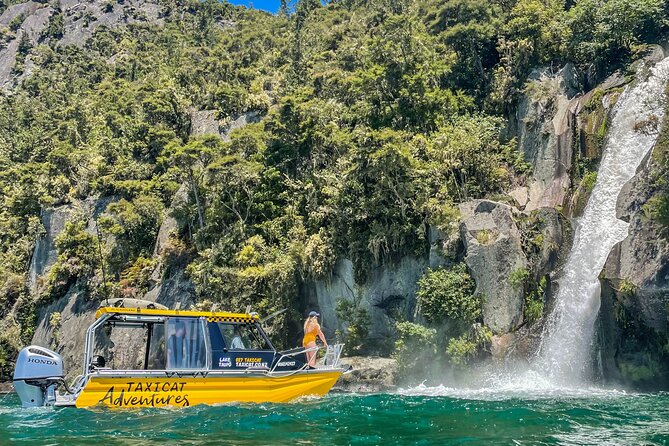 Chasing Waterfalls The Adventurer from Kinloch Marina - Cruising through Western Bay