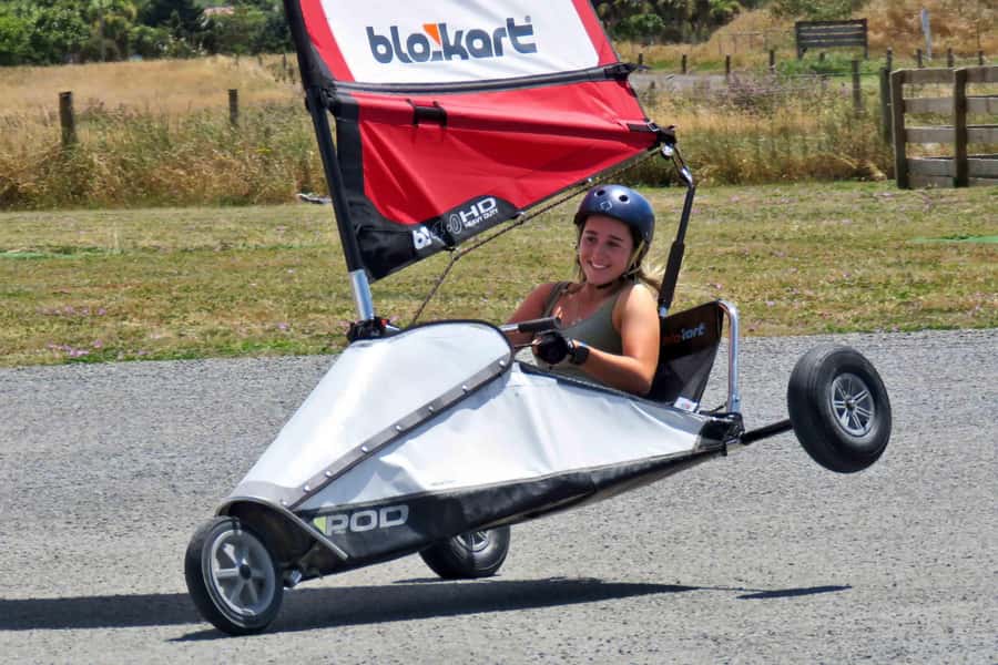 Christchurch: Blokart Land-sailing - Safety gear, video, and the first briefing