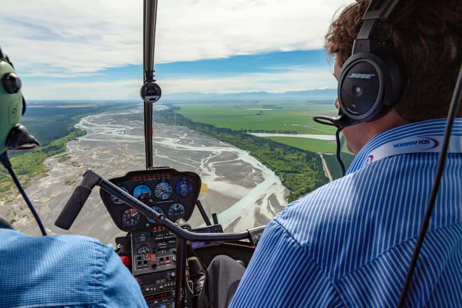 Christchurch: Helicopter Trial Flight - Thirty Minutes Behind the Controls
