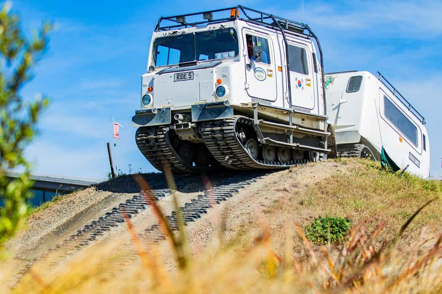 Christchurch International Antarctic Centre Entry Tickets - Start with the Hägglund vehicle ride
