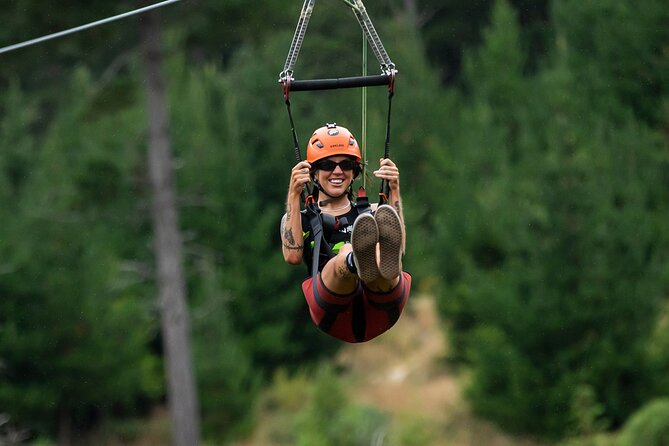 Christchurch Long Ride Zipline - Walking through the park toward the final zip