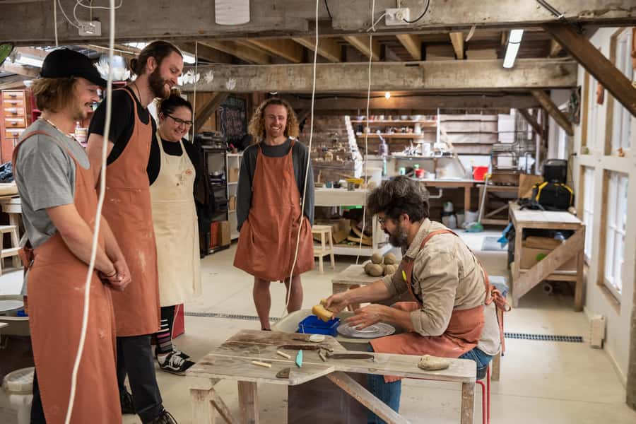 Coromandel: Wheel Throwing Pottery Class - Starting at Driving Creek Pottery