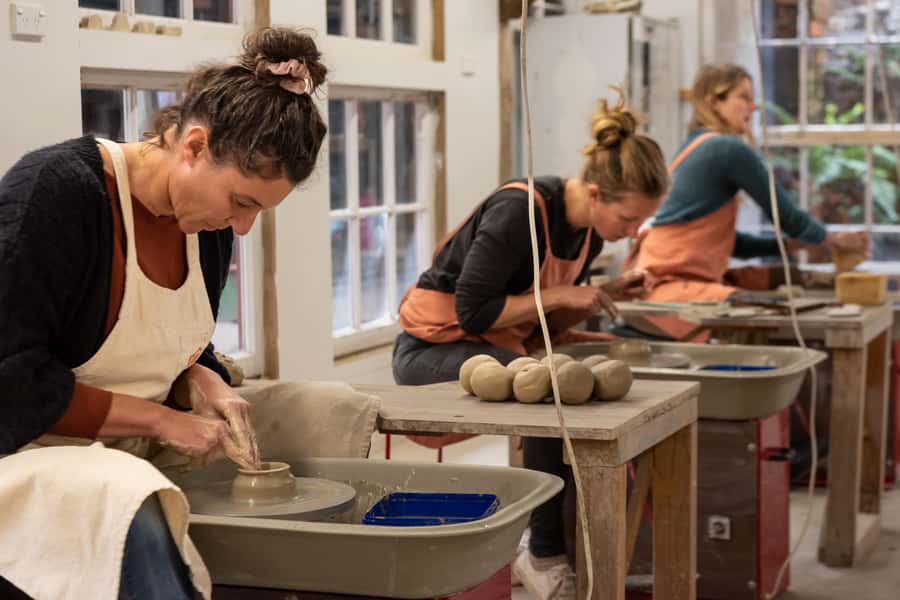 Coromandel: Wheel Throwing Pottery Class - A creative activity with a wider purpose