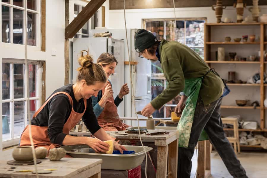 Coromandel: Wheel Throwing Pottery Class - What the teaching style feels like