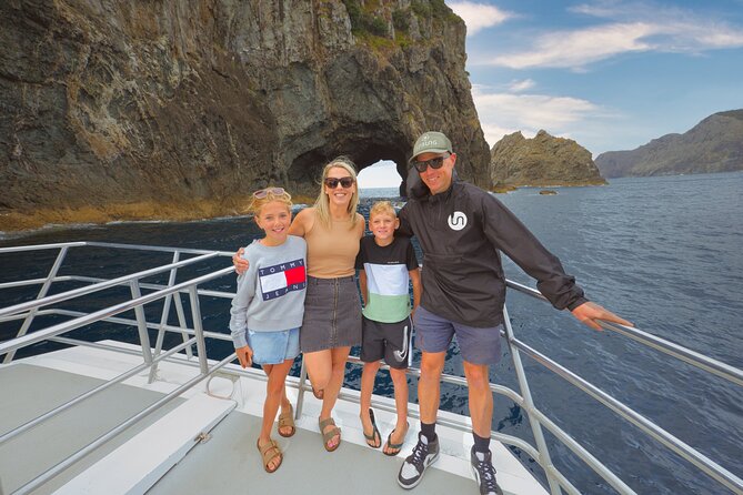 Discover the Bay - Hole in the Rock cruise includes Island Lunch - Starting from Paihia Wharf and settling into the boat