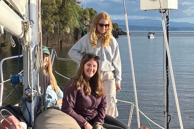 Eco Sailing Tour to Maori Rock Carvings on Lake Taupo - Captain’s stories, humor, and local context
