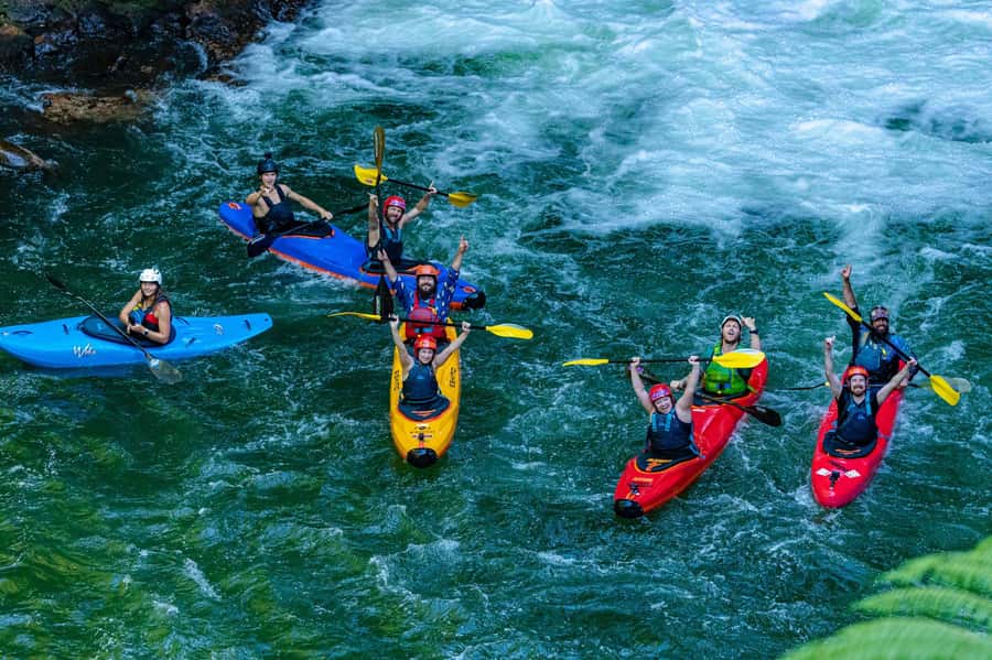 Epic Tandem Kayak Tour down the Kaituna River Waterfalls - Small groups make a real difference