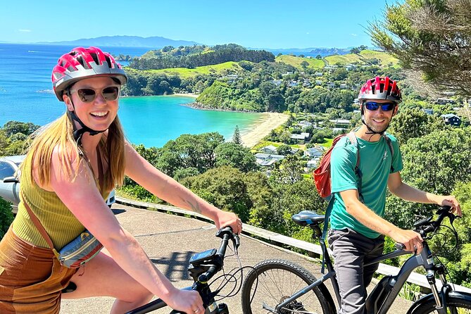 eRide Waiheke 5 bays ride - Starting Near the Ferry and Getting Oriented