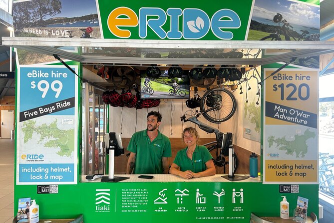 eRide Waiheke 5 bays ride - Riding the 30-Kilometre Five Bays Loop