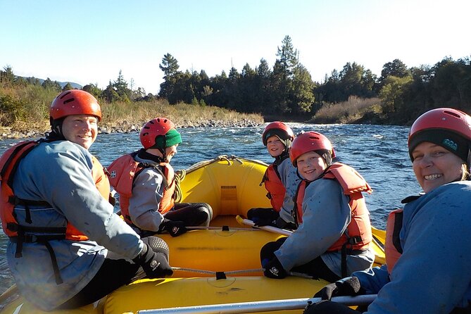 Family Float Grade 2 Whitewater Adventure in Tongariro River - Floating through clear spring-fed water