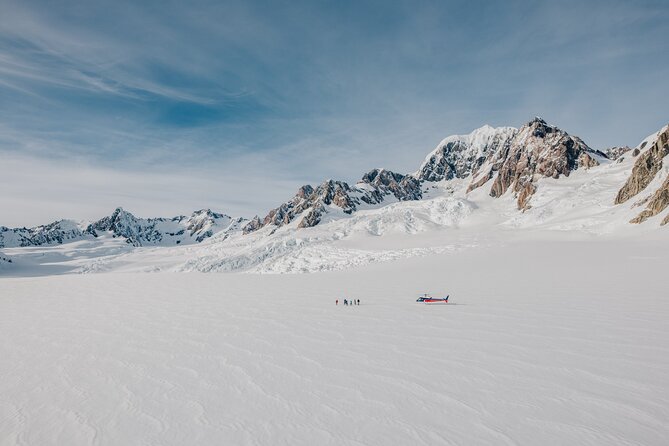 Fox Glacier and Mount Cook Helicopter Flight with Snow Landing - Landing on Fox Glacier snowfields