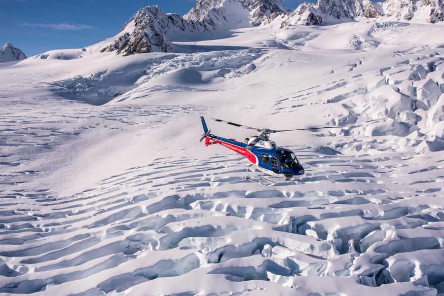 Franz Josef, Fox Glacier & Mt Cook Helicopter Scenic Flight - Franz Josef Glacier from above