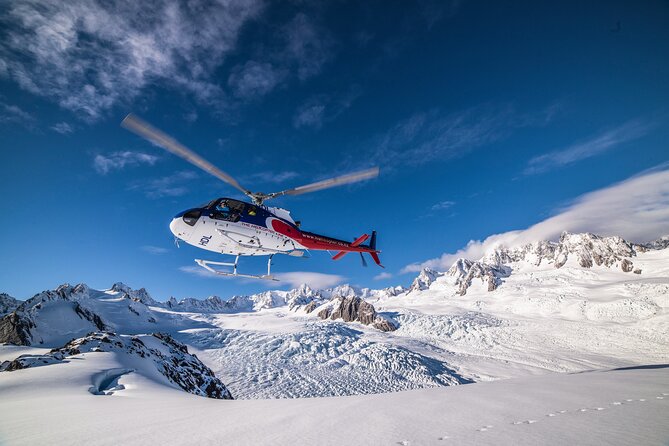 Franz Josef: Twin Glacier Helicopter Flight with Snow Landing - From Franz Josef town to the Southern Alps