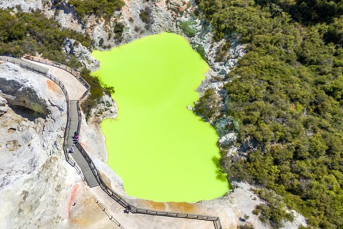 From Auckand: Waiotapu and Polynesian Spa Rotorua Day Tour - A one-hour look at Rotorua