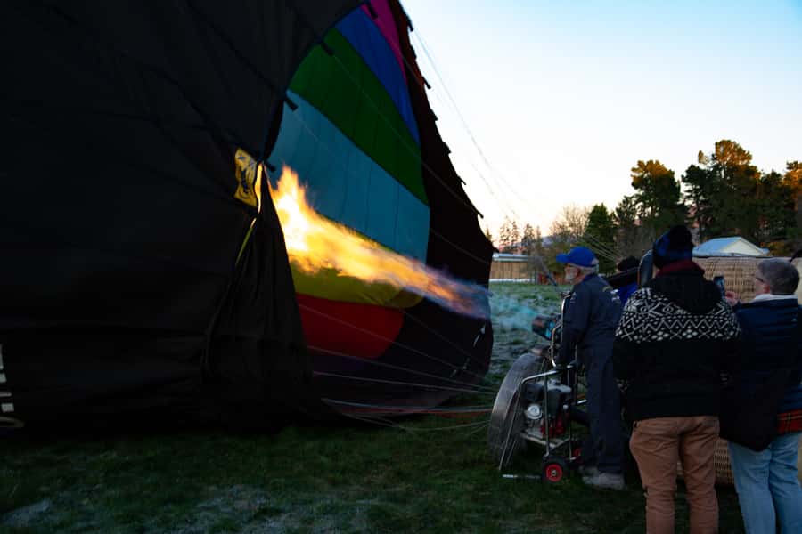 From Methven: Hot Air Balloon Flight in Canterbury with Wine - What cloudy weather can change