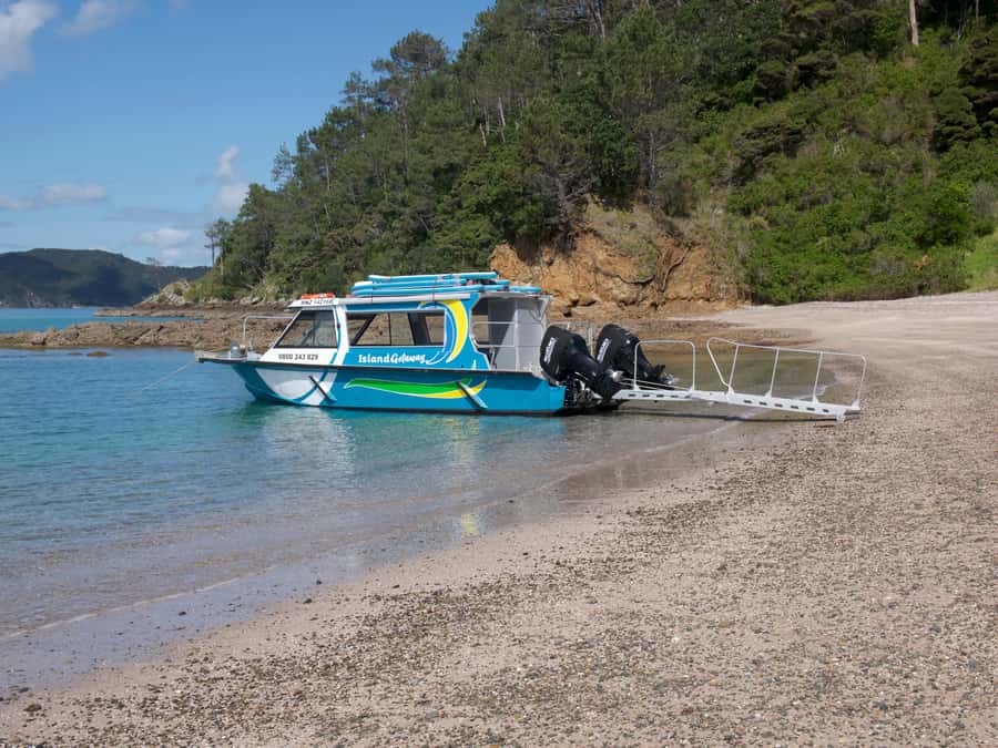 From Paihia: Scenic Cruise with Roberton Island Stopover - Cruising toward Cape Brett and the Hole in the Rock