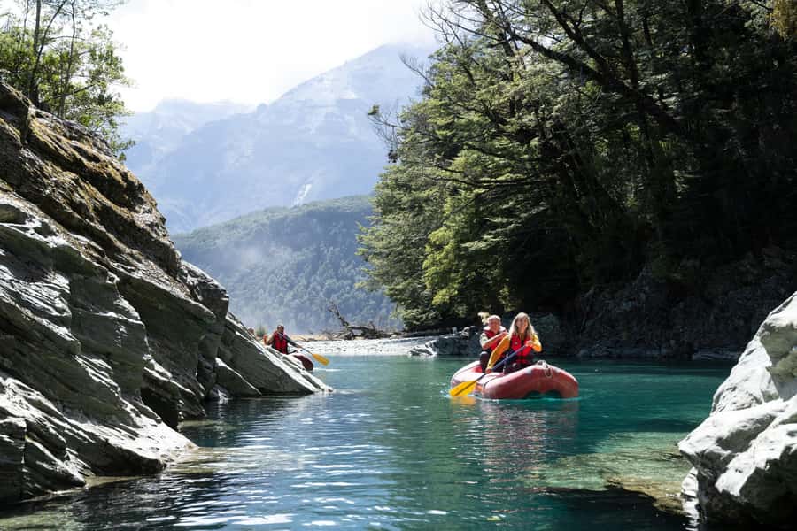 From Queenstown: Dart River Canoe & Jet Boat Day Trip - Paradise Valley adds film scenery and local context
