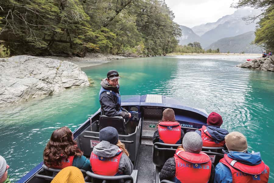 From Queenstown: Dart River Wilderness Jet Boat Experience - Queenstown to Glenorchy: a scenic beginning